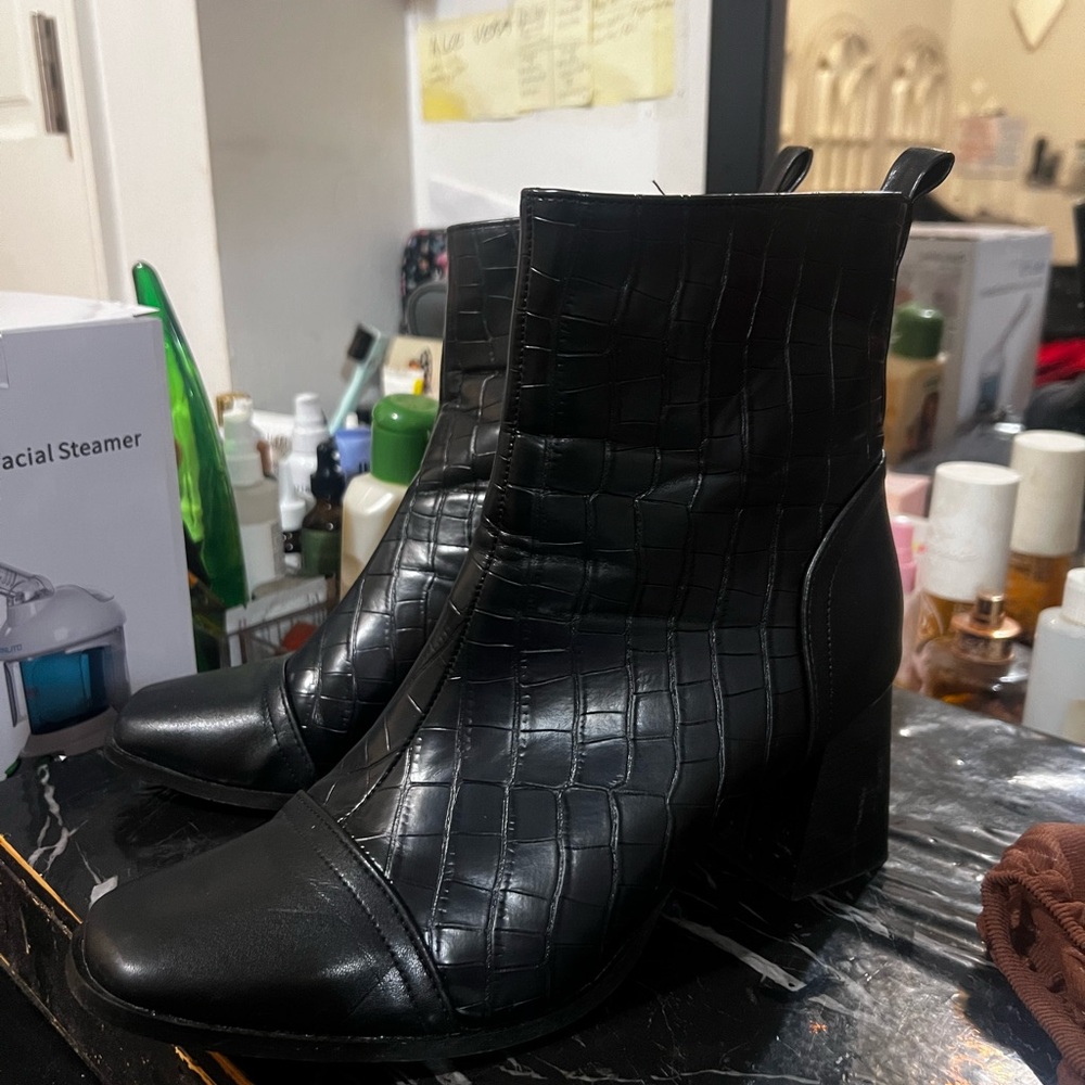Black booties